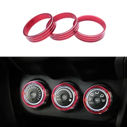 1 Pc Car Air Conditioning Control Switch AC Knob Decorative Ring for Mitsubishi ASX 2011-2021 Lancer Outlander Sport RVR