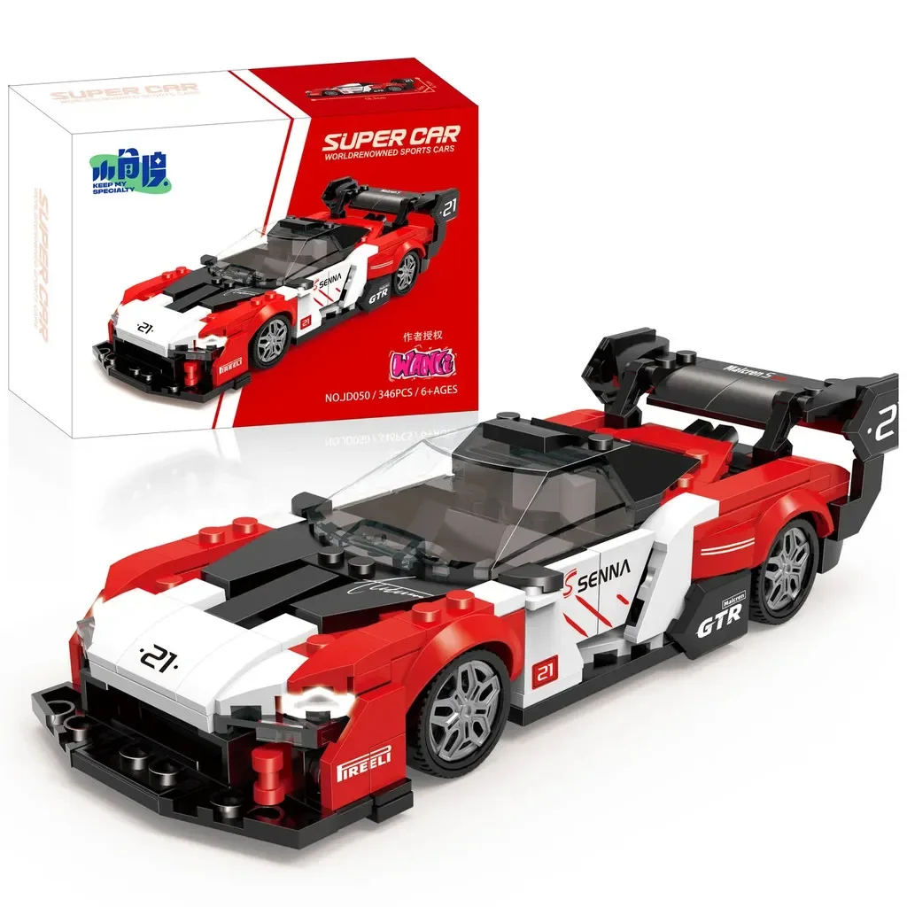 11 Arten Speed Champions Auto Hypercar Bausteine MOC Bausteine Berühmte Sport Fahrzeug Spielzeug Geschenk für Kinder Kinder