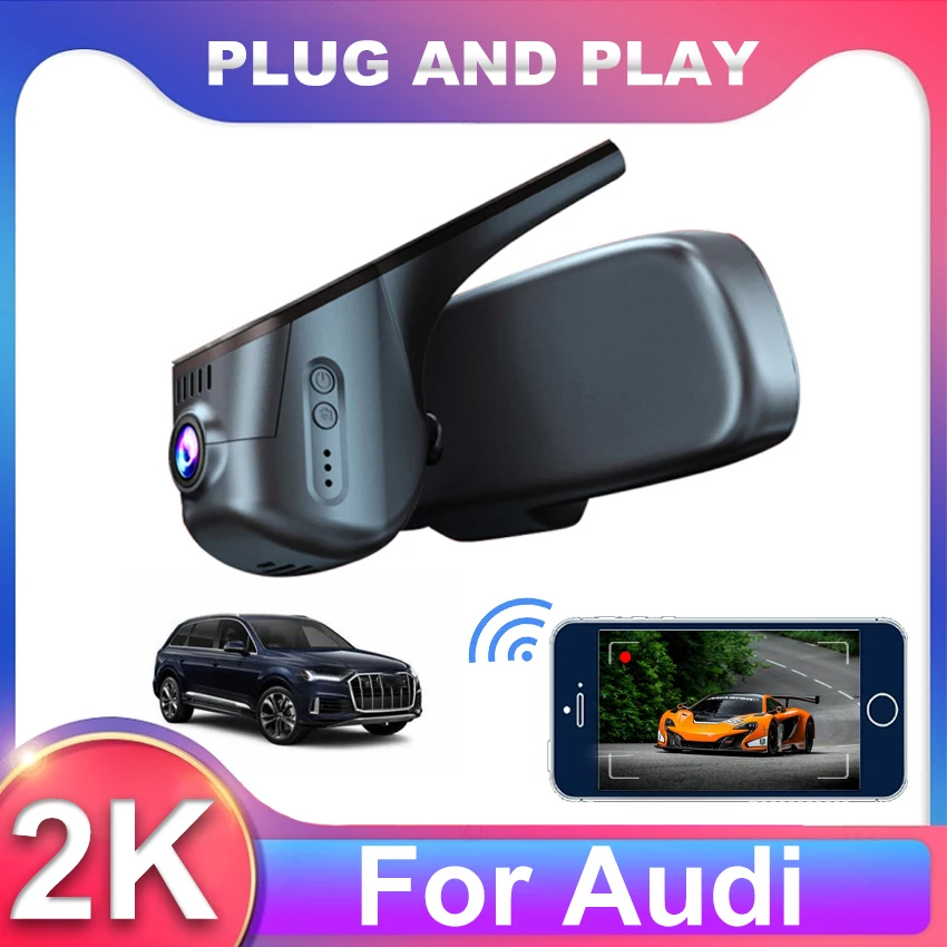 

New! 2k Car DVR for Audi a4 b8 b9 a3 8v 8p a5 a6 c7 a7 a8 Dash Cam for Audi q5 q7 q3 q8 q2 tt rs3 rs4 rs5 rs7 s3 s4 s5 s6 s7 s8