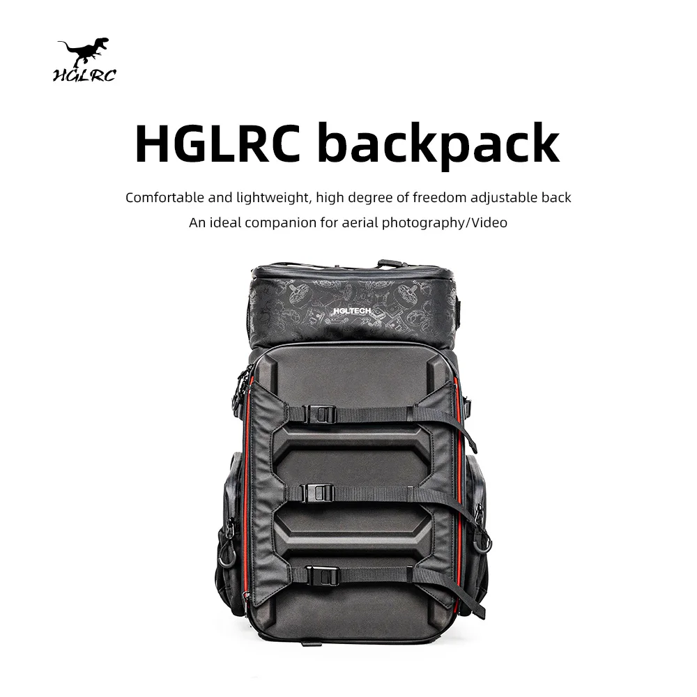 HGLRC Fpv Backpack 360x260x530mm Waterproof Splash-proof Fabric For Rc Fpv Freestyle Drones Outdoor Bag