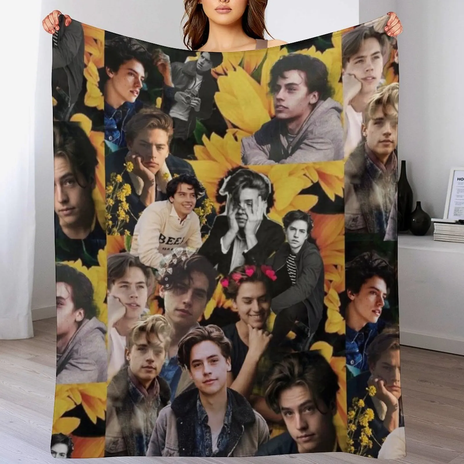 

Cole Sprouse Throw Blanket Beautifuls Bed Fashionable Blankets