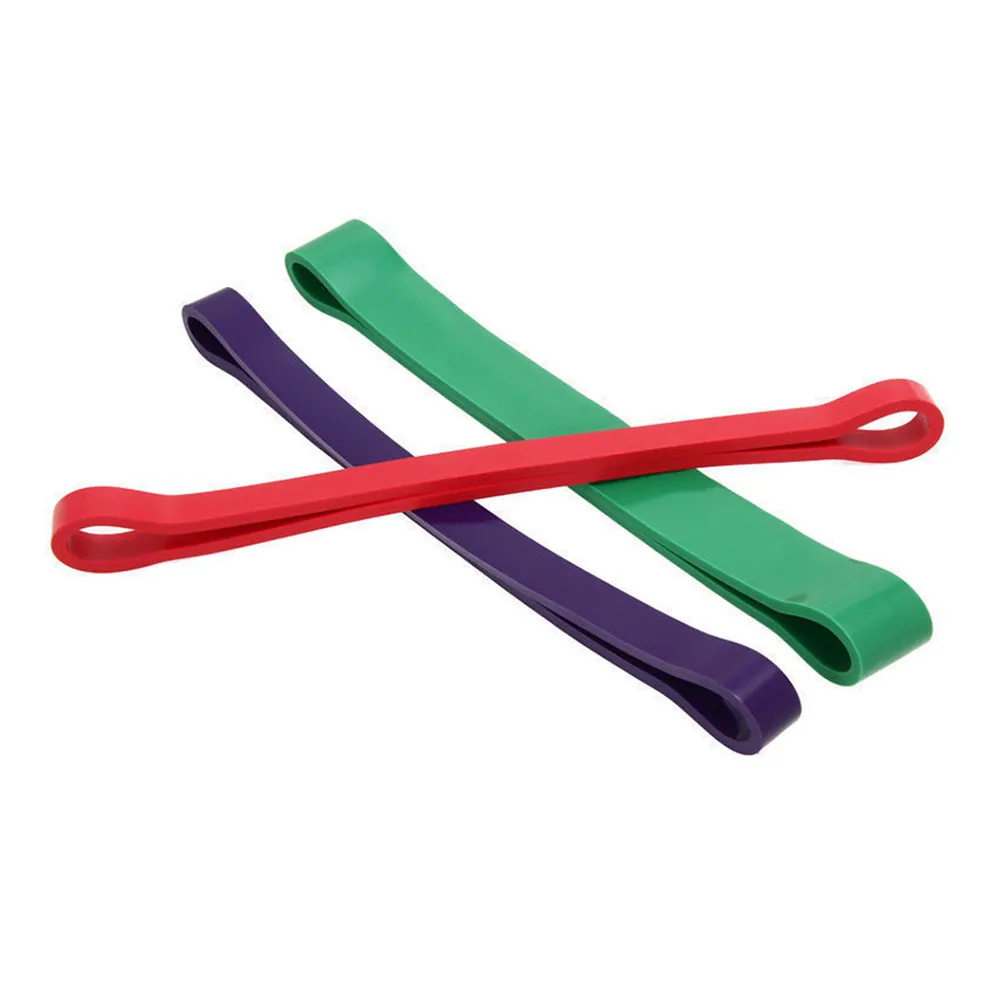 Lightweight Portable Flat Latex Resistance Band for Pilates Yoga Therapy Strength Training and Muscle Isolation Workouts