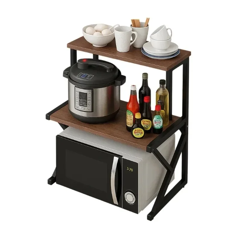 

Kitchen Multifunctional Microwave Oven Shelf Countertop Seasoning Rack Multi-layer Storage Rack Household Oven Rice Cooker Rack