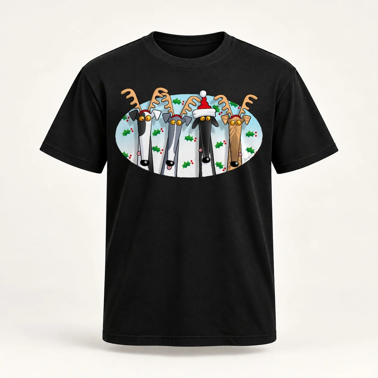 Greyhound Antlers (assorted) Women T-Shirt anime animal prinfor female Woman T-shirts