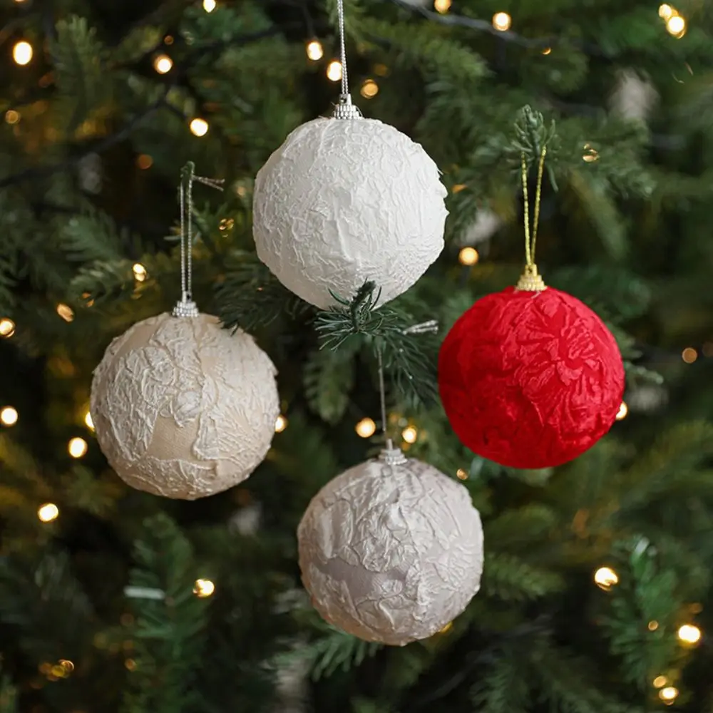 Gifts 8CM Christmas Tree Decoration Ball Party Supplies Navidad Christmas Pendant Hanging Xmas Ornaments Home Decoration