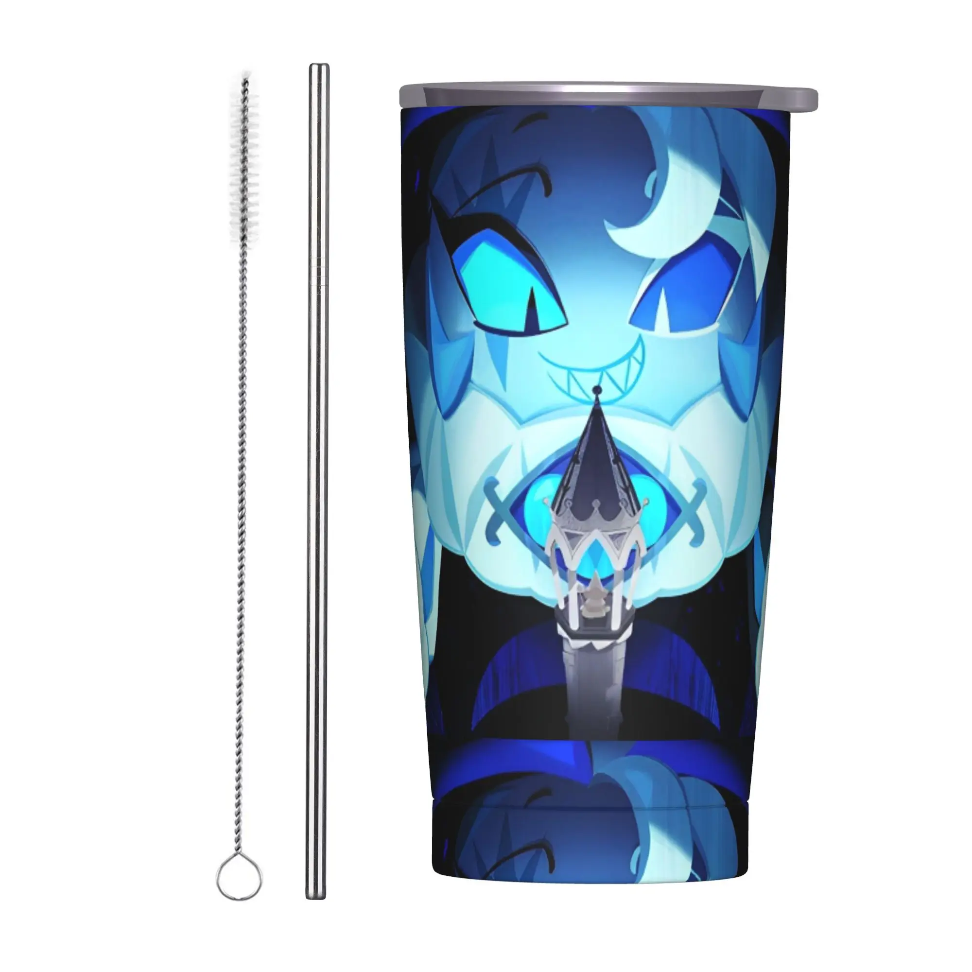 Shadow Milks Cookies Run Kingdom Tumbler Vacuum Insulated Anime Thermal Cup with Lid Straw Double Wall Mugs Water Bottle, 20oz