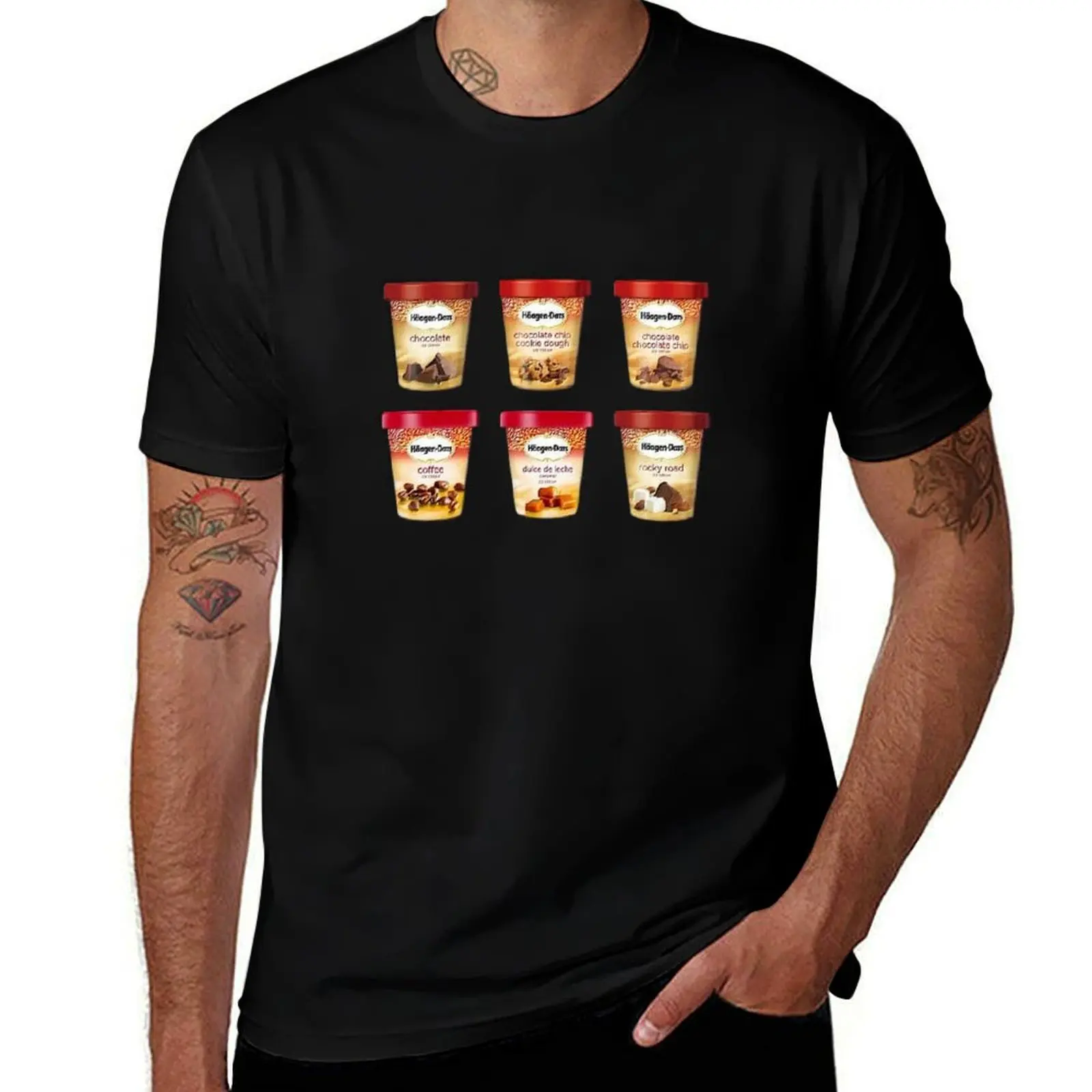 

Haagen Dazs Six Flavors T-Shirt Water Resistant Casual T-Shirt