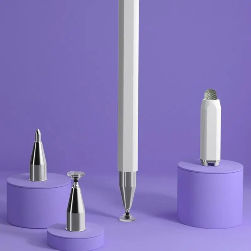 Stylet à écran tactile haute sensibilité, stylet anti-rayures, crayon multifonctionnel pour le matin et les tablettes