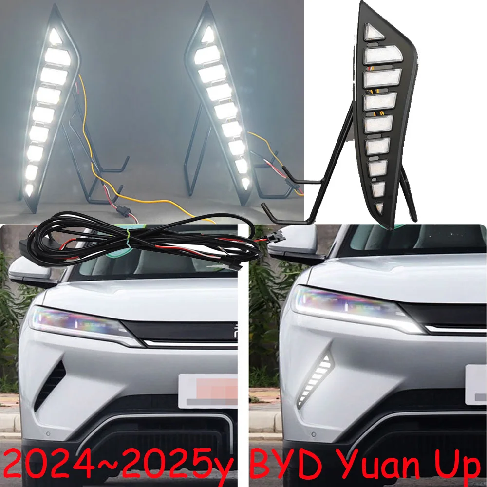 

car bumper headlight for BYD yuan Up daytime light 2024~2025y auto accessories LED headlamp fog light