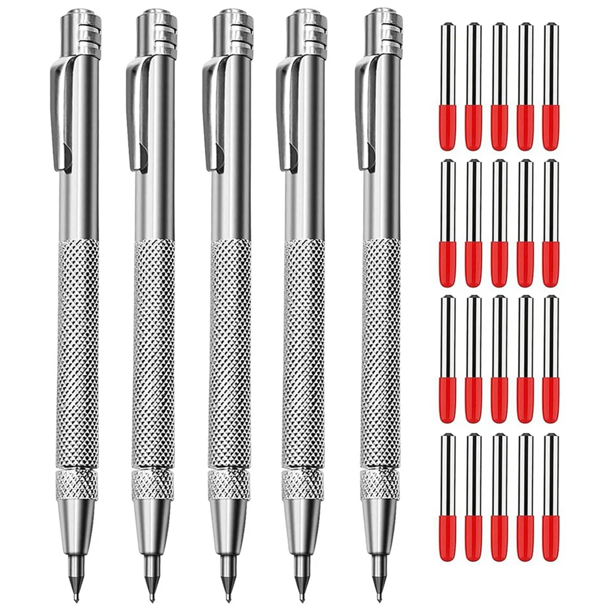 5+20PCS Tungsten Carbide Metal Scribe Scriber Tool & Engraving Pen Set, No Need Sharpening