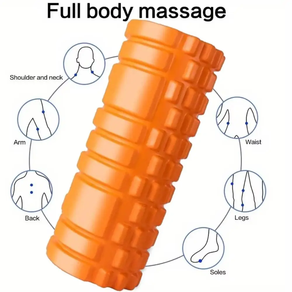 

EVA Foam Fitness Back Roll Trigger Point Gym Tool Yoga Foam Roller Self Massage Tool Non-slip Fitness Yoga Column