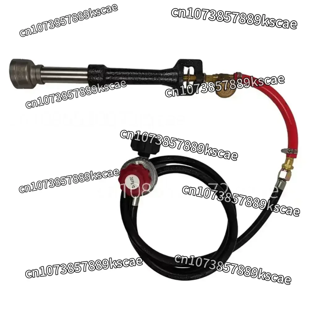 Propane Gas Forge Burner With Hose Regulator Blacksmith Knife Making Melt Furnace Air Choke Raku Kiln Farrier
