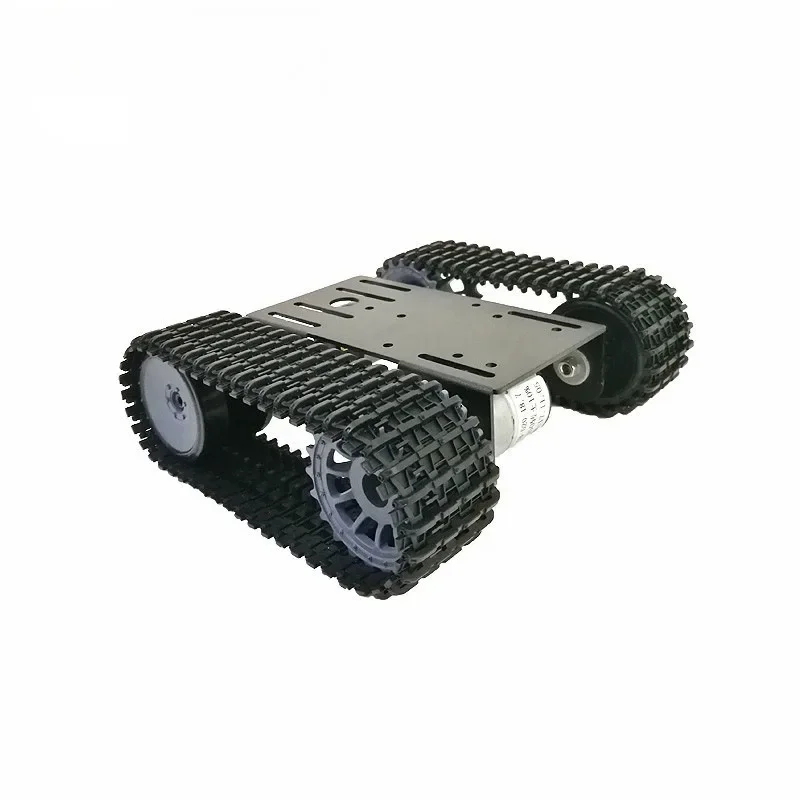 

A19Q-Smart Tank Car Chassis Tracked Crawler Robot Platform With Dual DC 12V Motor For DIY For Arduino T101-P/TP101