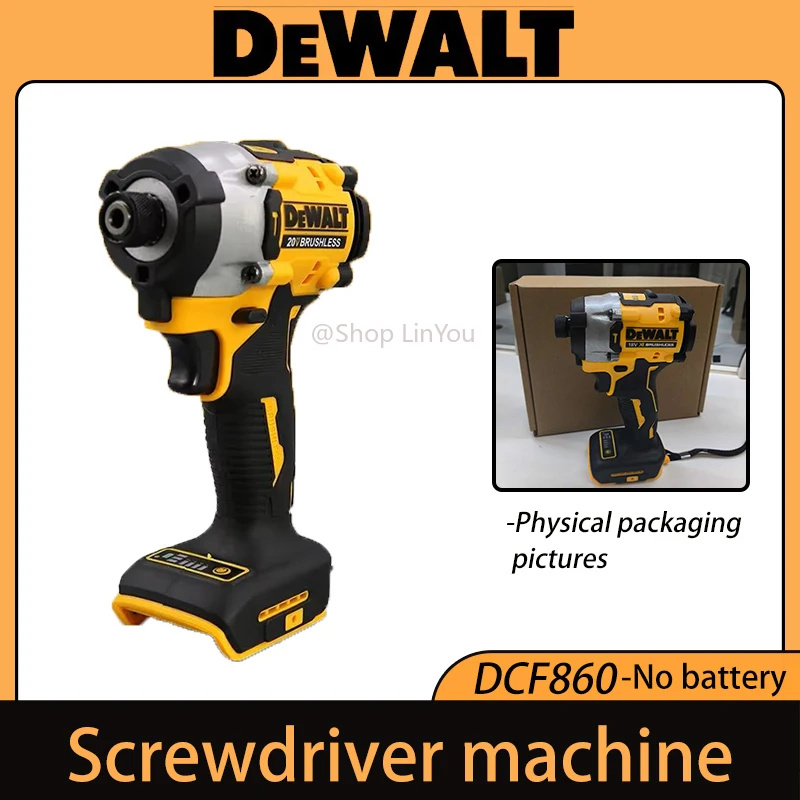 2025 DEWALT DCF860 Kit Brushless Cordless Premium Impact Driver 282NM 20V أدوات كهربائية بدون بطارية #2
