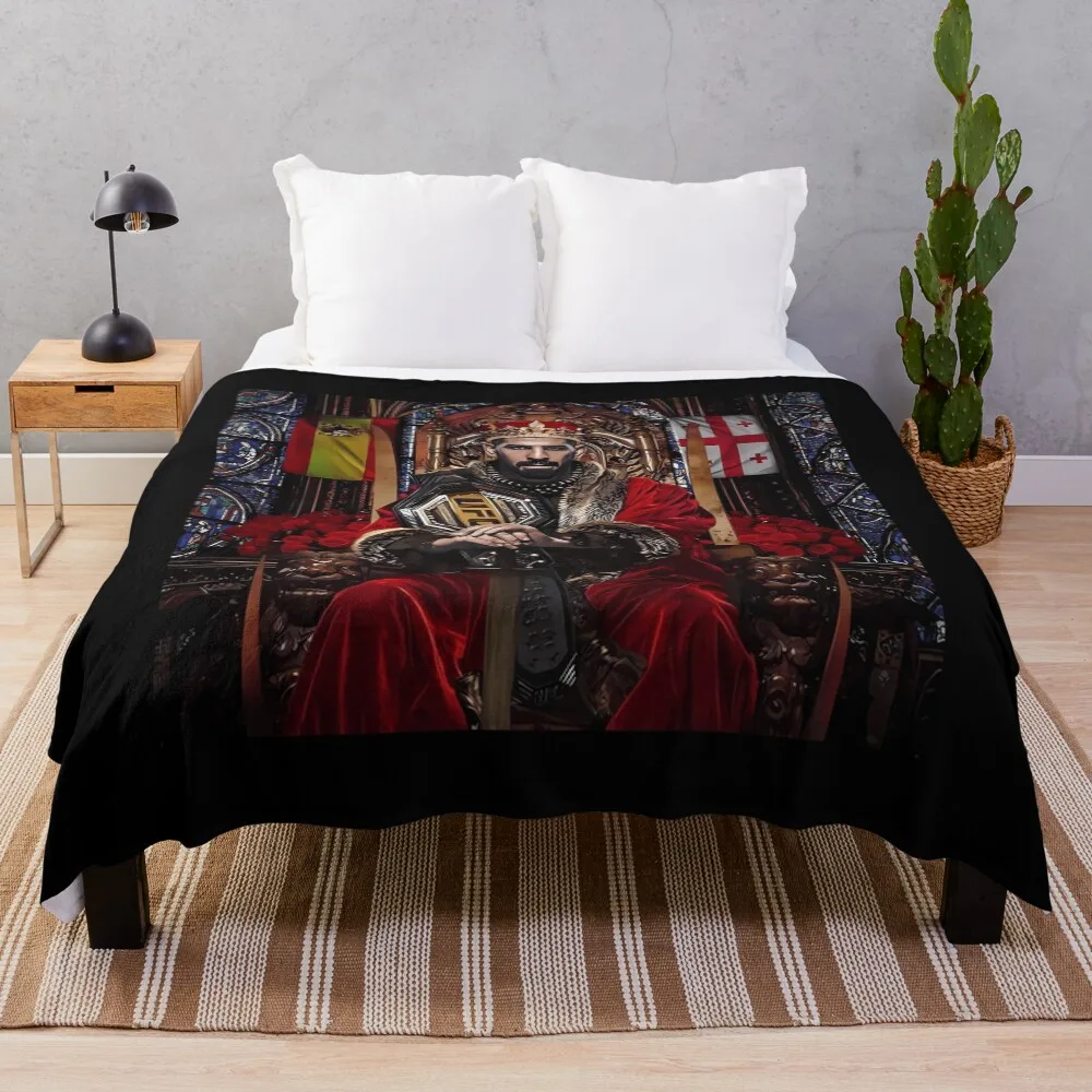 

Ilia Topuria Throw Blanket warm for winter Luxury Thicken Decorative Beds Bed linens Blankets