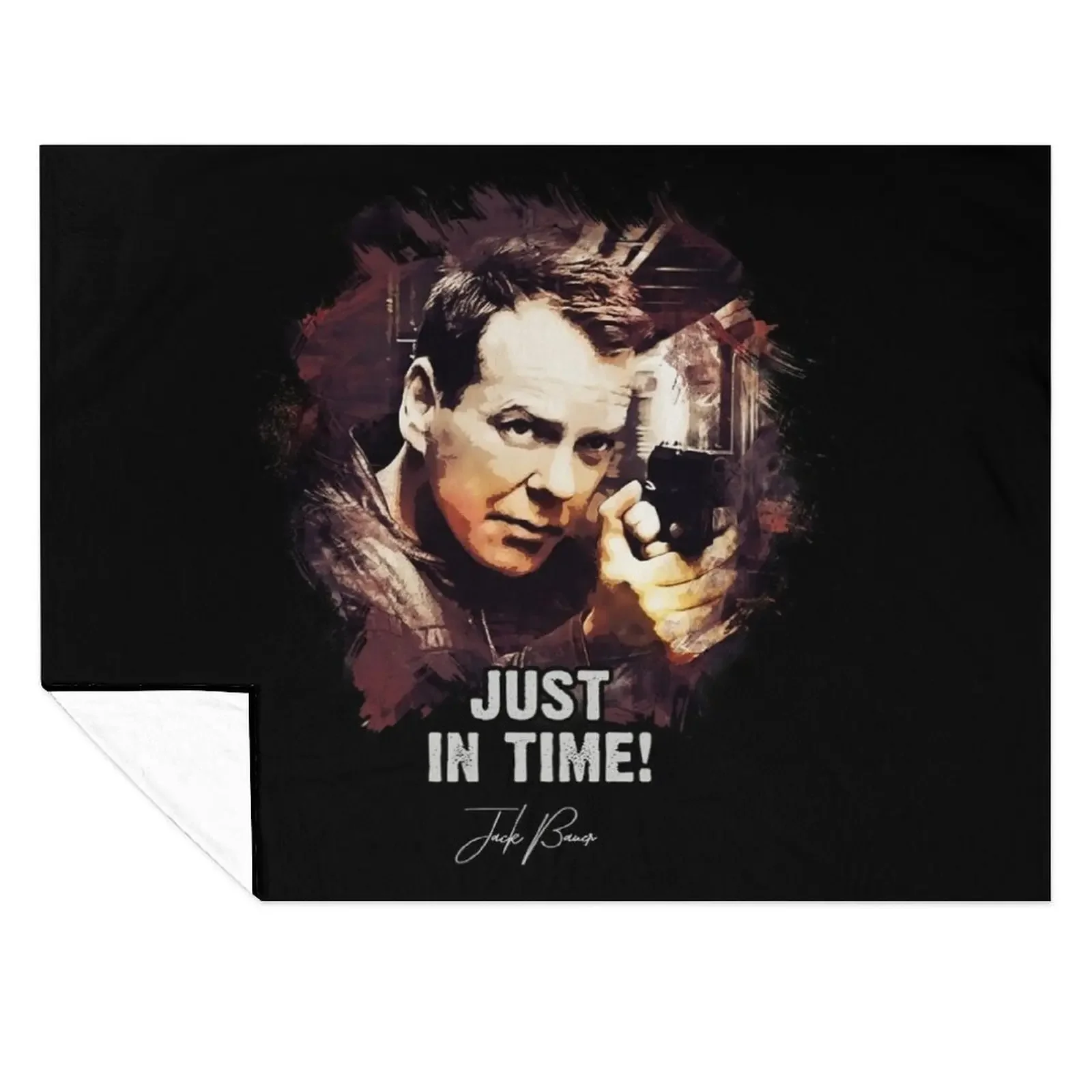 

Just In Time - Jack Bauer Throw Blanket Designers Sofas Soft Plush Plaid Blankets For Baby Blankets