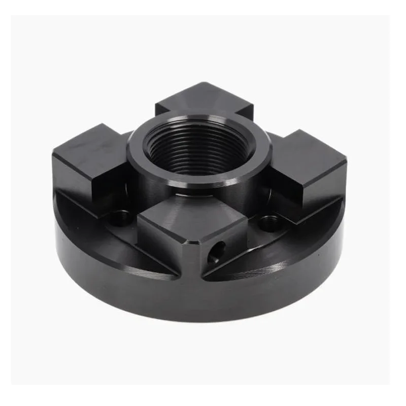 

Custom CNC Machining Black Oxide Carbon Steel 4 Jaw Locating Seat CNC Parts for Custom Auto and Motorcycle Applications