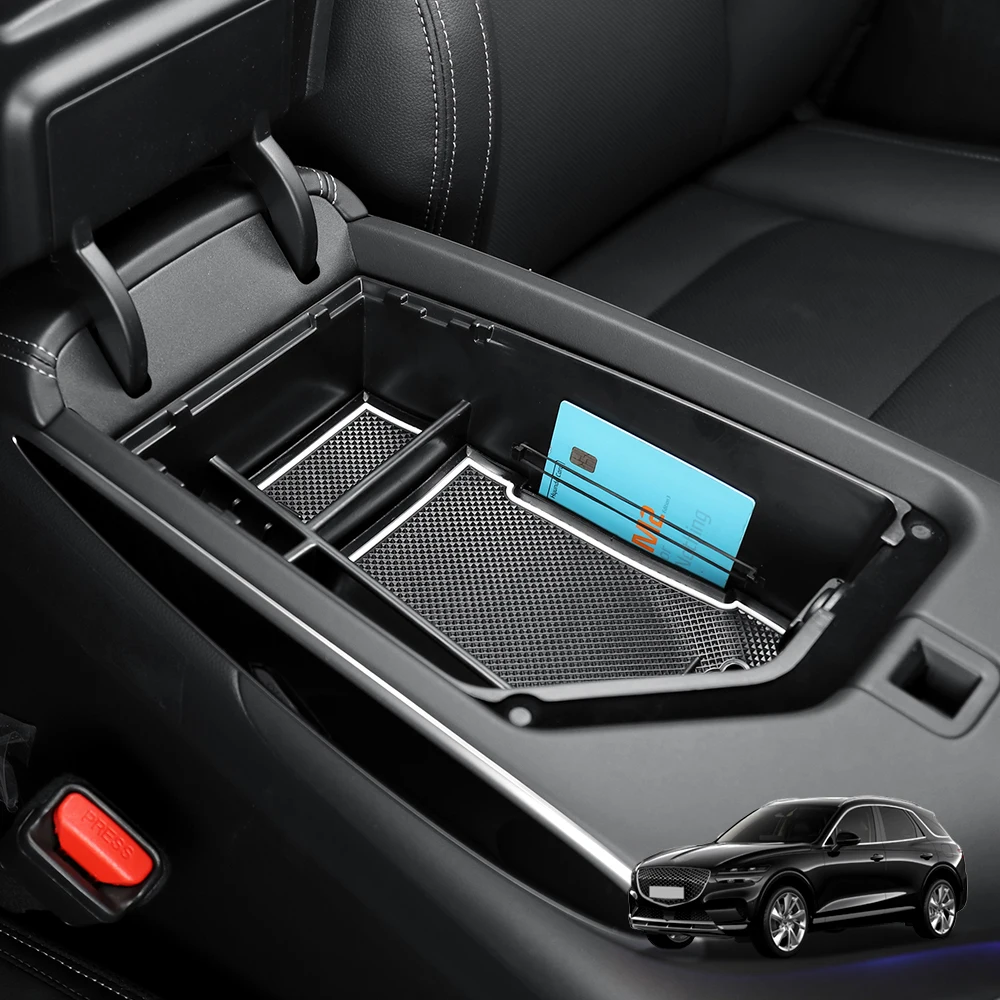 For Genesis GV70 2022-2025 Custom Armrest Center Console Organizer Insert Upgrade Storage Box Inner Tray Car Accessories