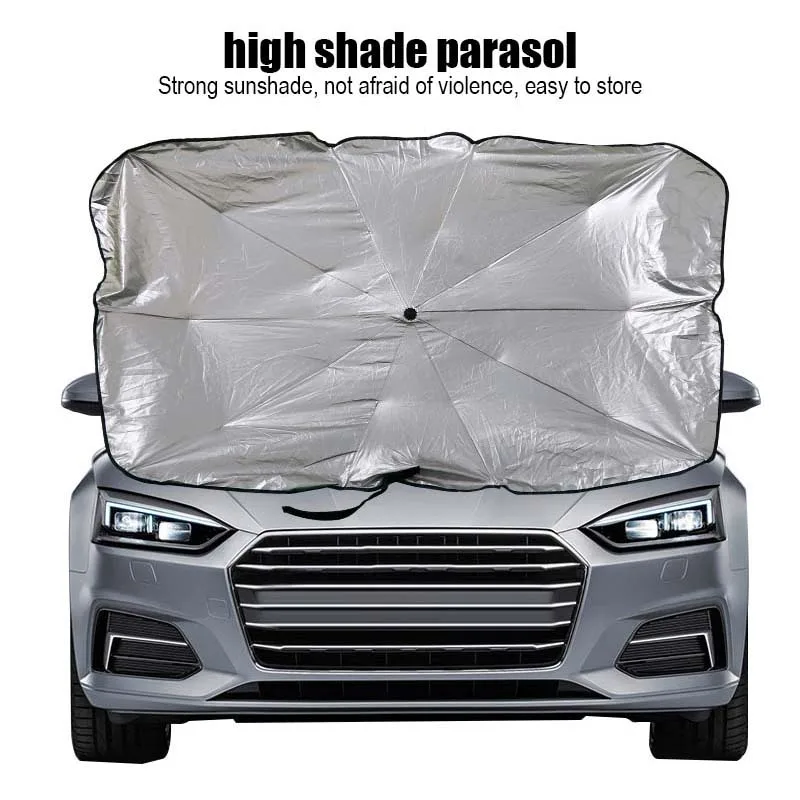 

Car Front Sunshade Sunshade Umbrella Sunscreen Heat Insulation Sunshade Front Windshield Sunshade Car Exterior Protection