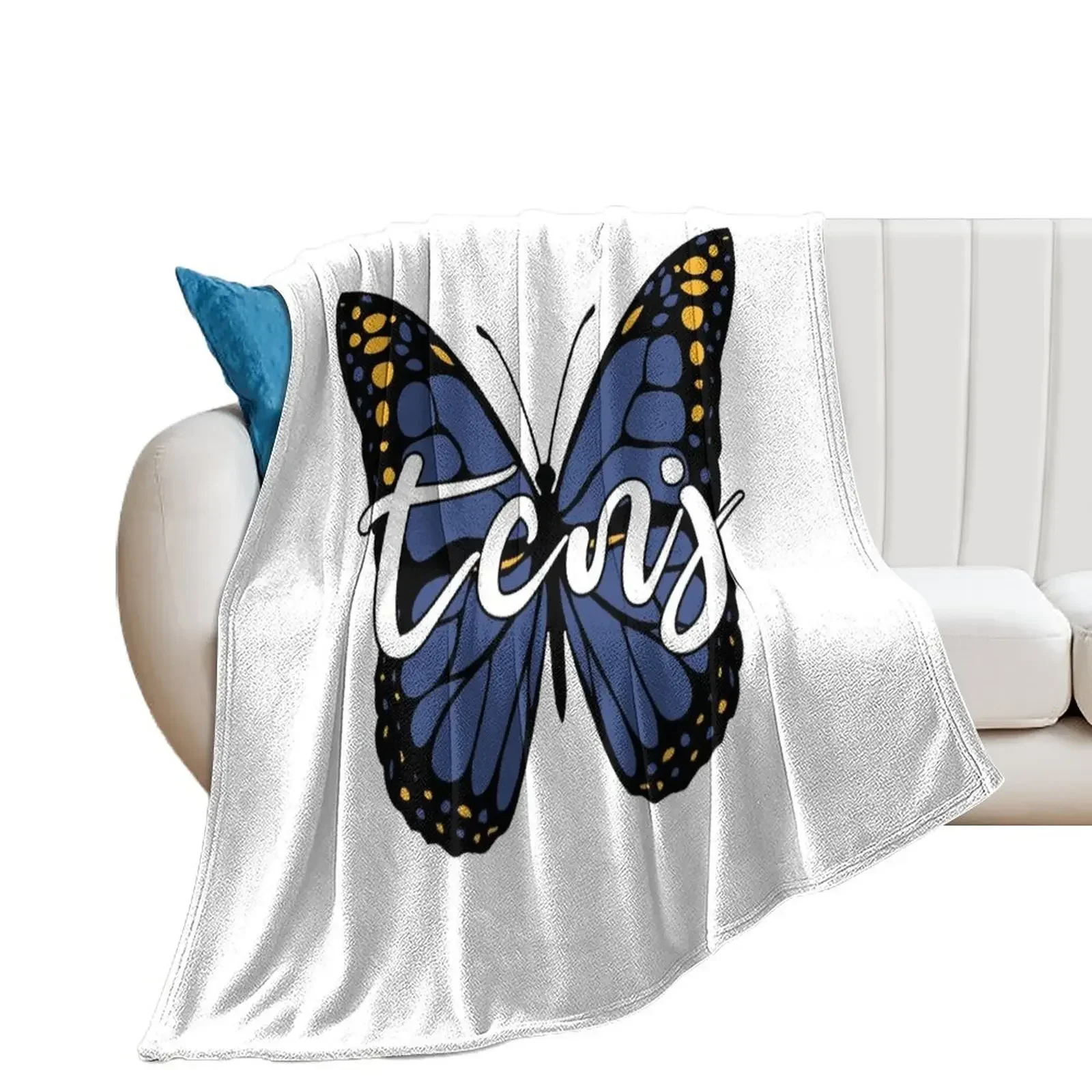

TCNJ Butterfly Throw Blanket halloween Camping Thermals For Travel Blankets
