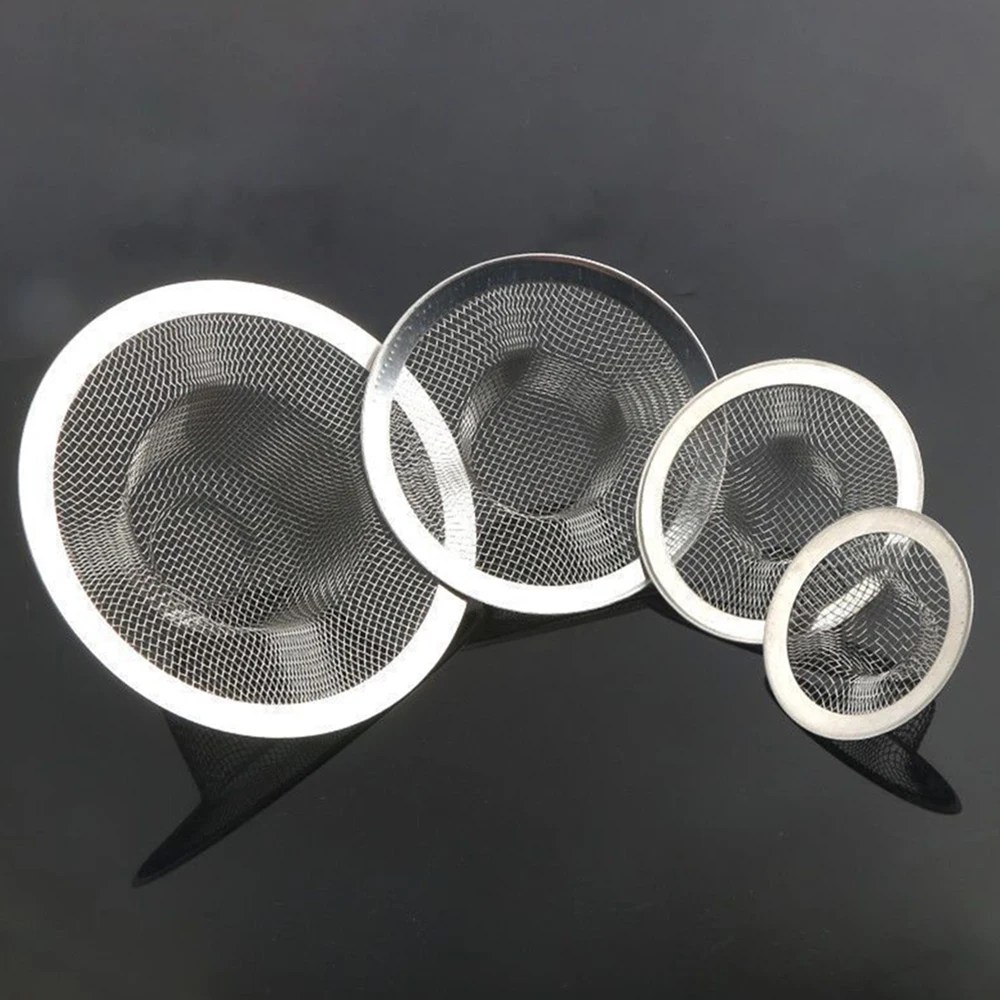 ステンレス製浴室排水口フィルターネット、シンク排水口ストレーナー、シャワーヘアキャッチャー、ストッパー、キッチンアクセサリー