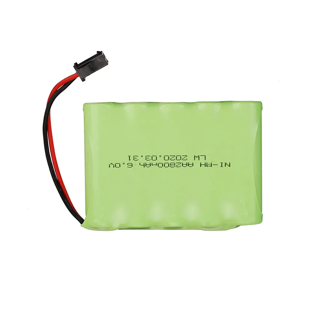 6 V 2800mAh ni-mh batteria per RC giocattolo elettrico strutture di sicurezza giocattolo elettrico batteria AA 6 v gruppo batteria SM/EL-2P/JST/PlUG