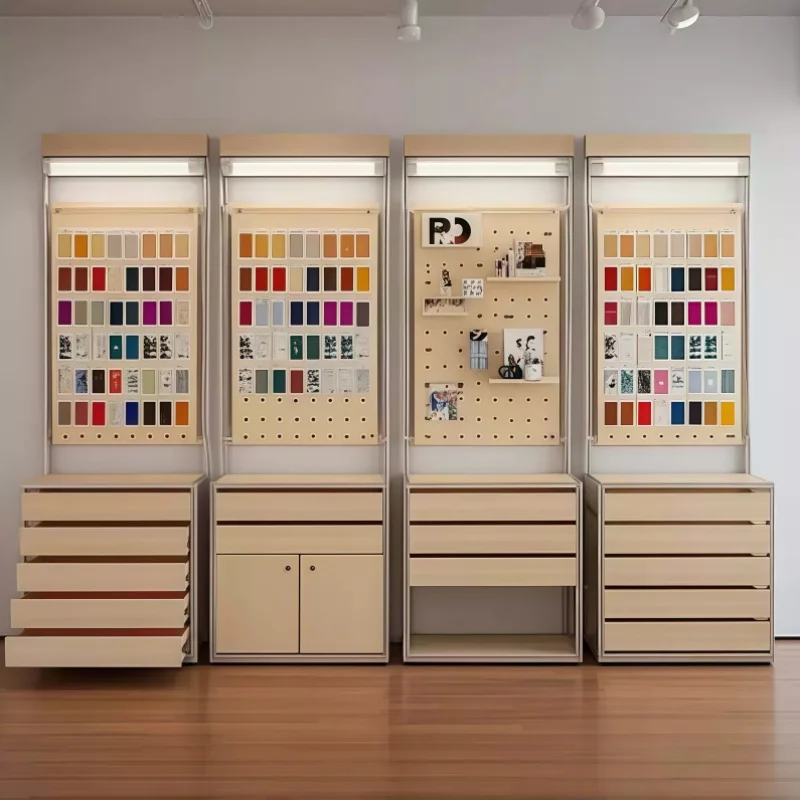 

Medieval birch ocean board floor-to-ceiling rack custom aluminum type storage cabinet locker drawer display cabinet