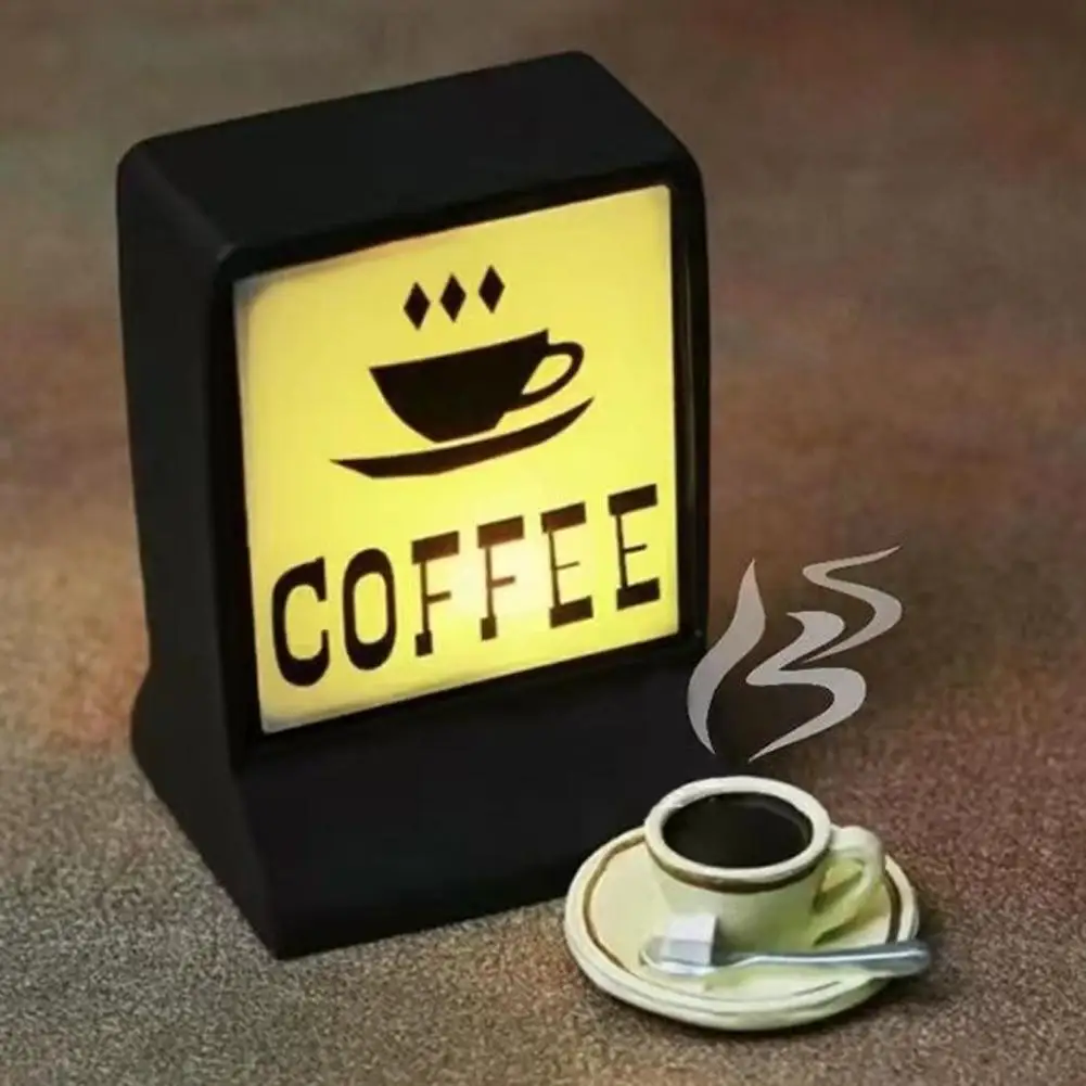 ملصقات الثلاجة المغناطيسية للمقهى 711 مخزن صناديق الإضاءة المضيئة علامة الضوء الإبداعية ديكور المنزل ملصق الثلاجة #6