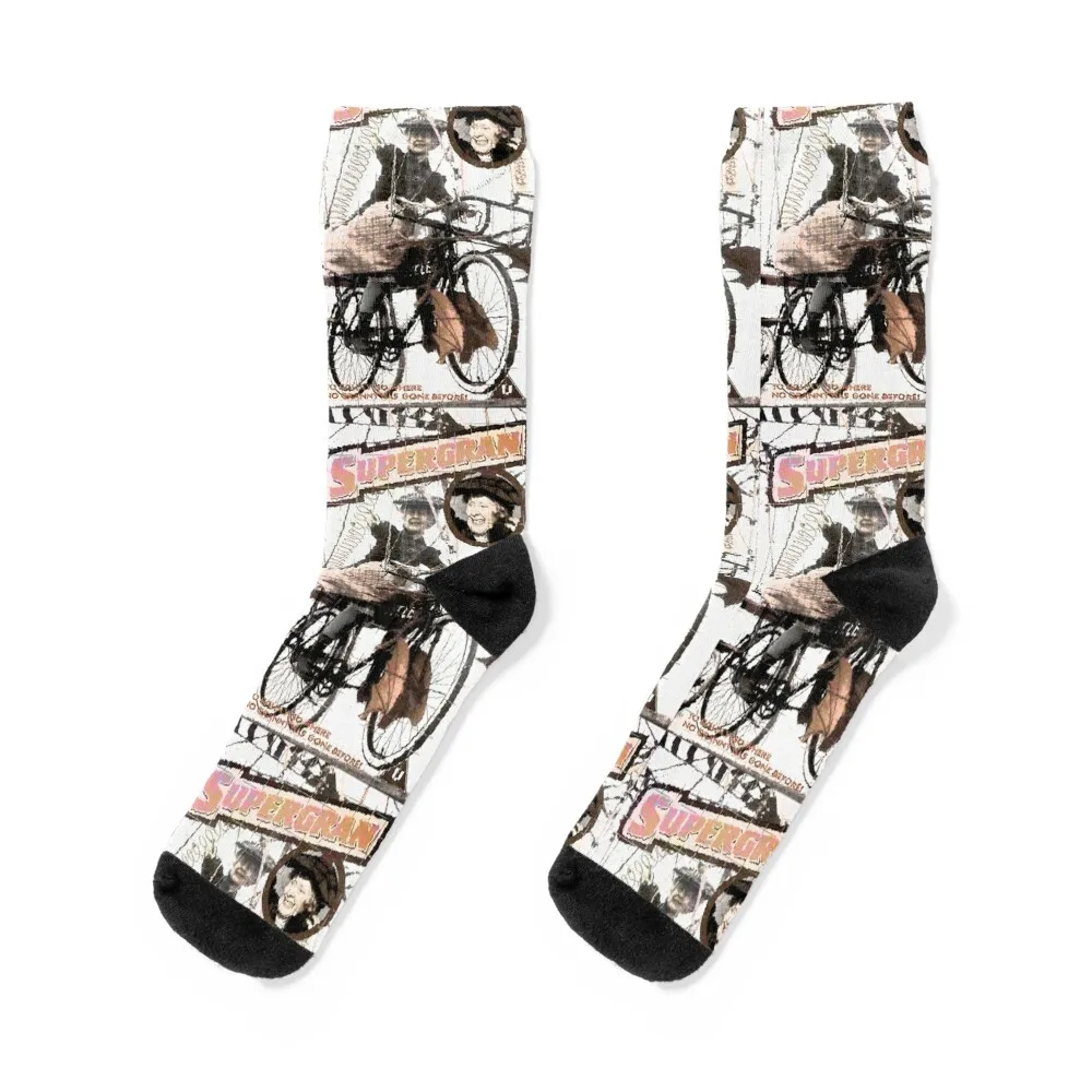 

Supergran And The Super Match Socks set gifts funny gifts Non-slip Socks For Women Men's