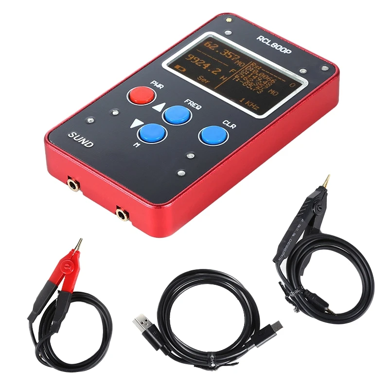 Digital Bridge Handheld Parts Kit RCL800P Mini Slim Precision Digital Resistance Capacitance Inductance Meter ESR Meter