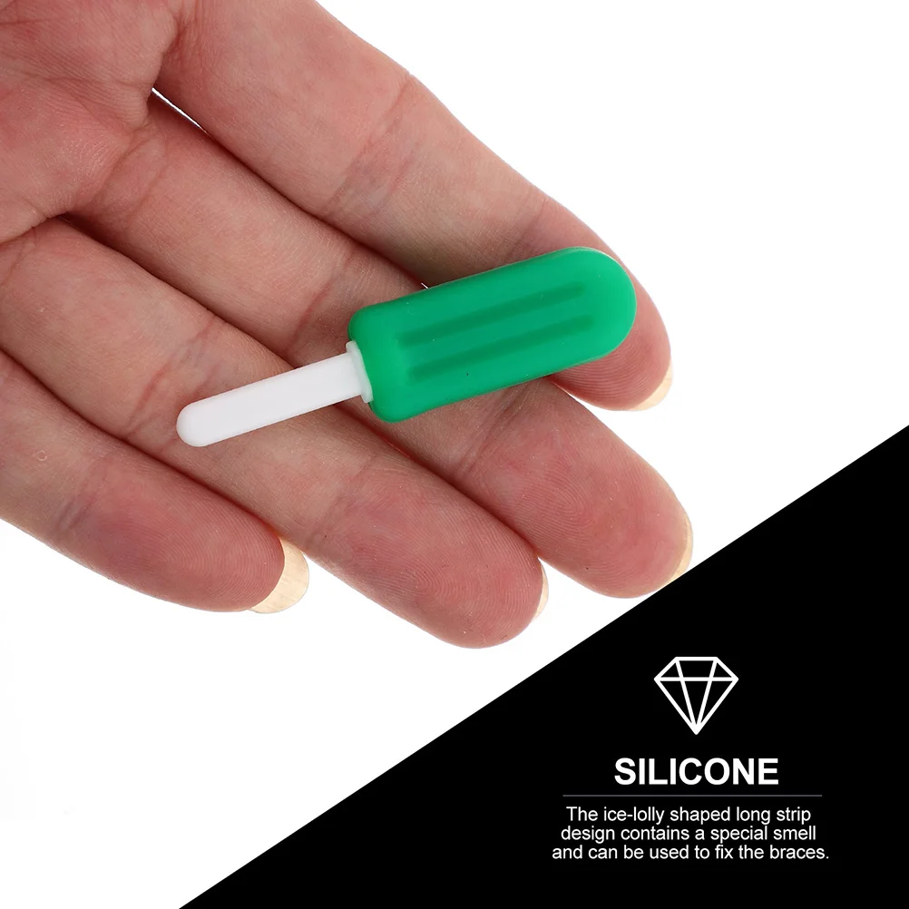 

6Pcs Silicone Chewies Jaw Exerciser for Braces Aligner Trainer Orthodontics Chewies Stick Silicone Chewers