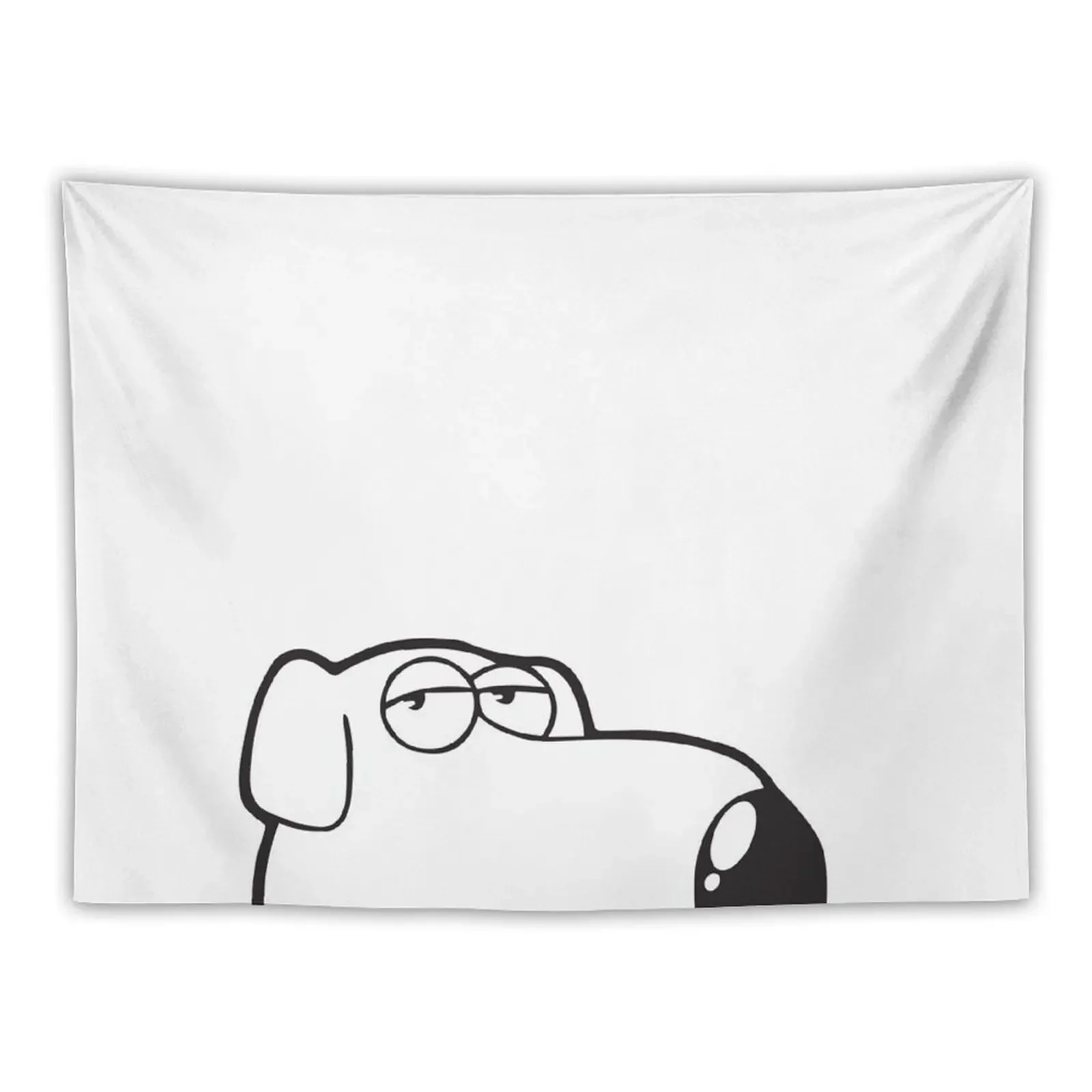 Brian Dog Peeker Cartoon Funny Tapestry Christmas Decoration Bedrooms Decor Japanese Room Decor Tapestry