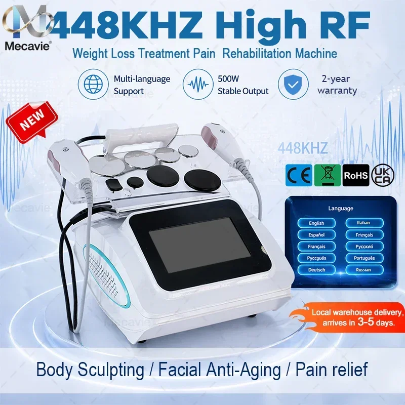 48KHz Proionic RF Fever Master Machine Multiprobes RF Device For Facial Anti Aging Wrinkle Removal Body Physiotherapy Cellulite