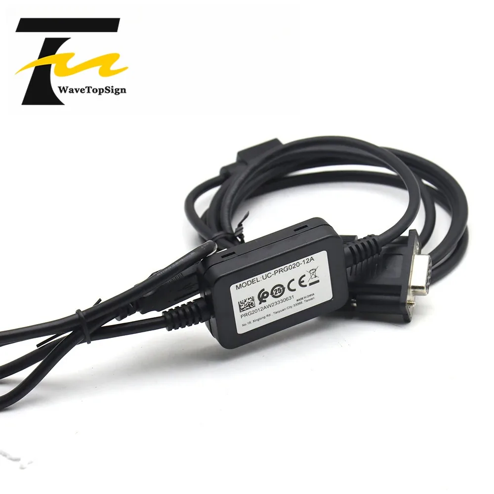 wavetopsign Delta PLC USB to RS232 download cable UC-PRG020-12A