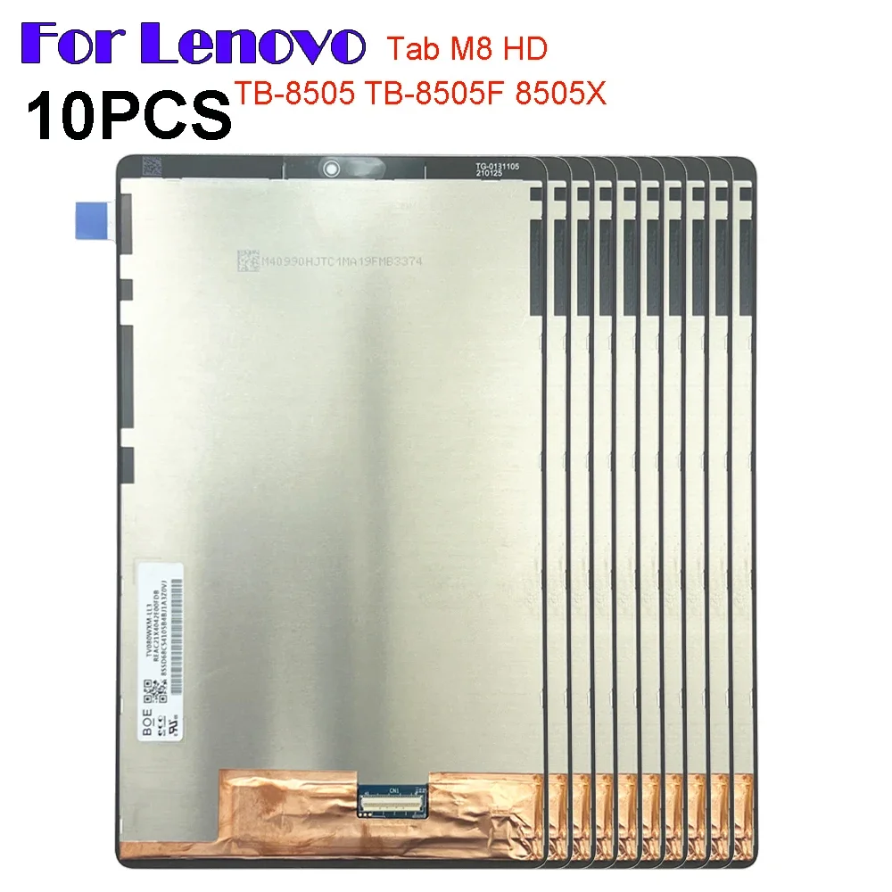 

10PCS/lot New 8.0" inch LCD For Lenovo Tab M8 PRC ROW TB-8505X TB-8505F TB-8505 LCD Display Touch Screen Digitizer Assembly