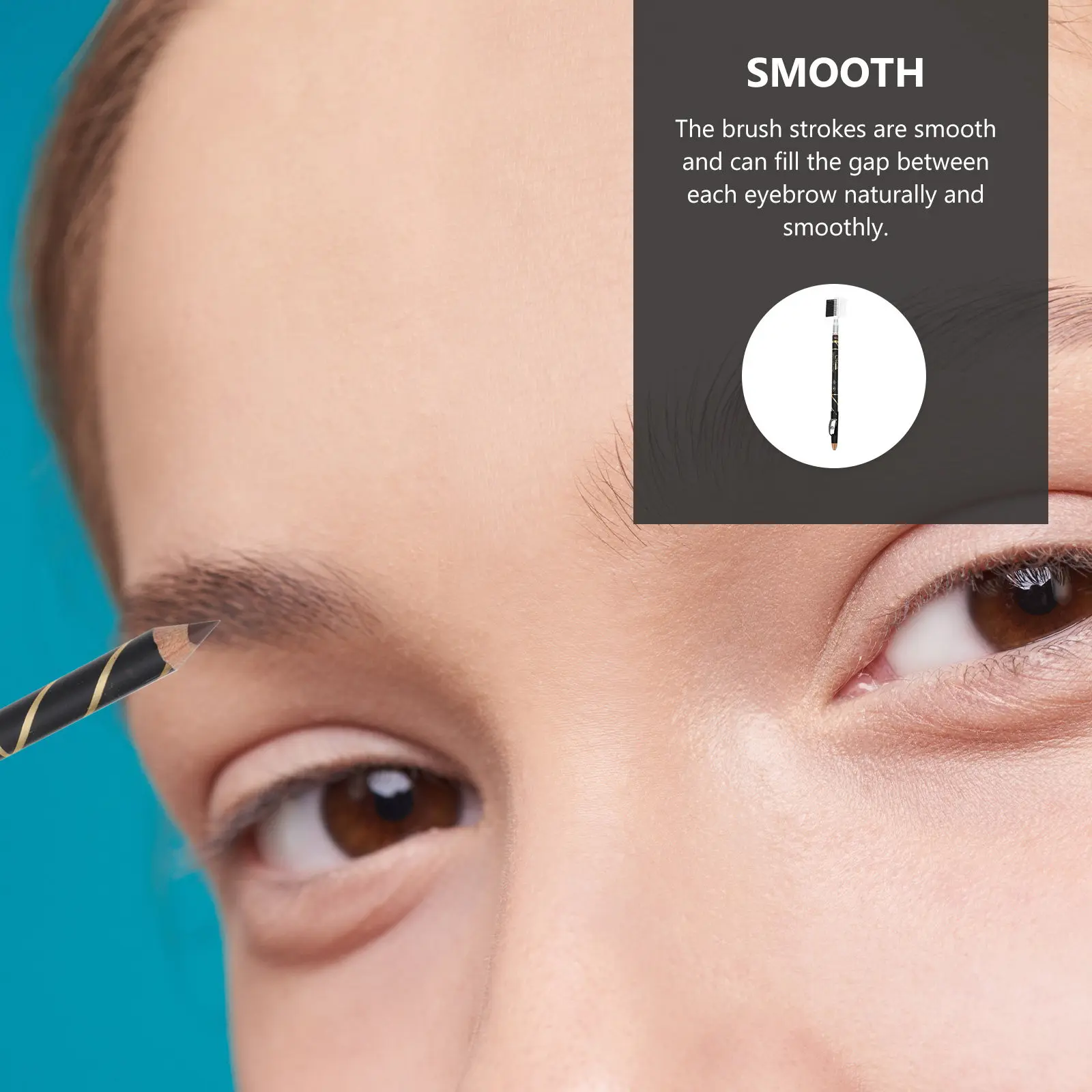 

4Pcs Waterproof Eyebrow Pencil Set with Built-in Sharpener and Dual-End Eyebrow Comb for Natural Long-Lasting Brow Makeup