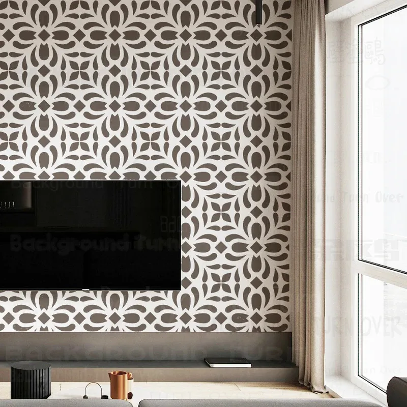 

Очень большой трафарет в стиле барокко в стиле рококо 40-80 см, многоразовые винтажные шаблоны для декора стен, ретро, напольная, дверная, плитка, живопись