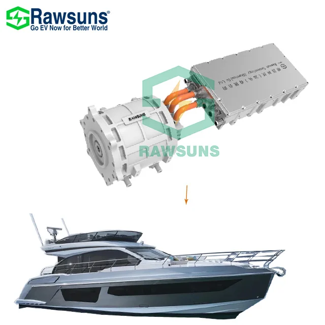 120Kw Electric Motor With Controller Ev Car Conversion Kit Marine Outboard Motor for Bus/Coach/Boat view 5