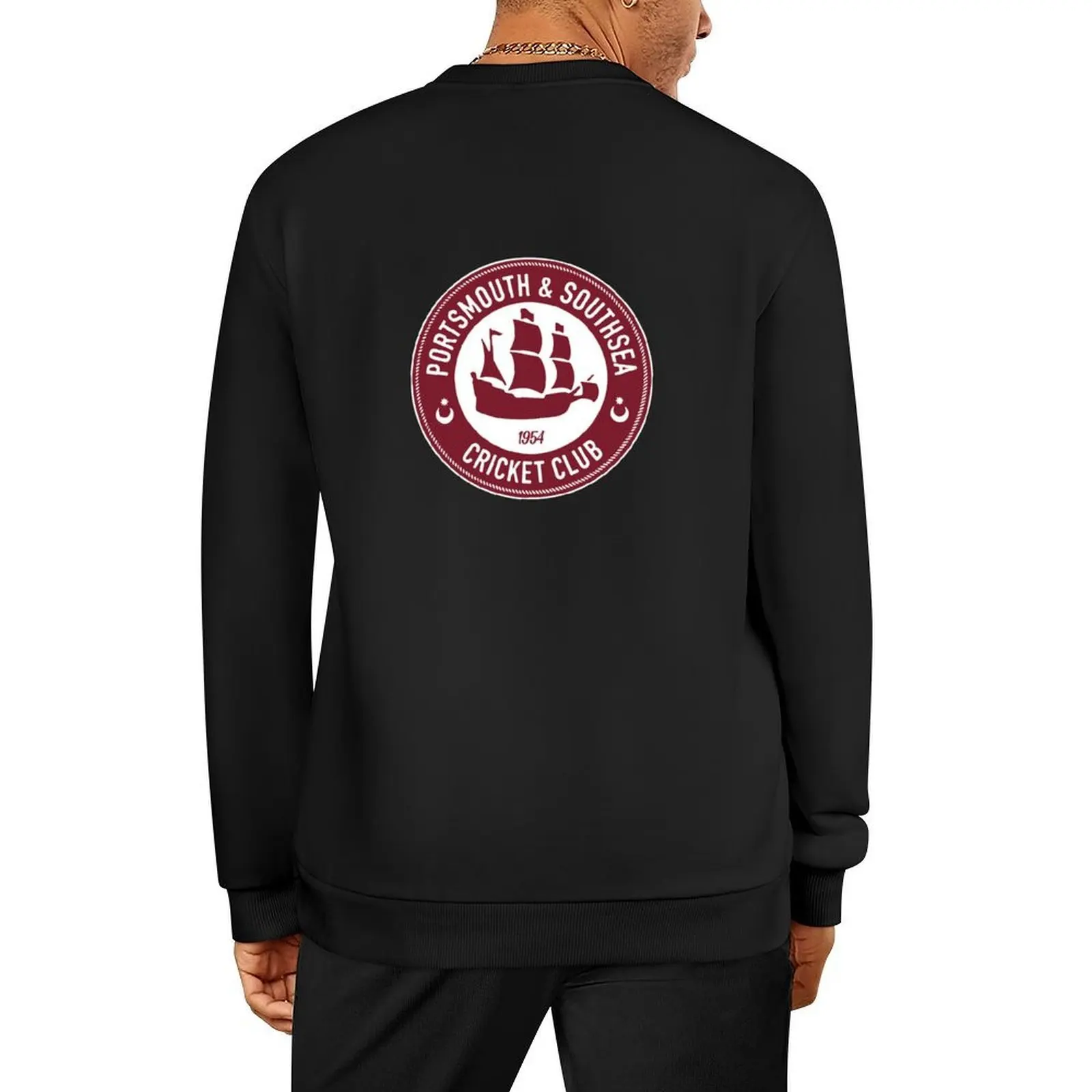 

Portsmouth & Southsea Cricket Club - Claret Pullover winter clothes men's clothes men clothes men's clothing sweatshirt