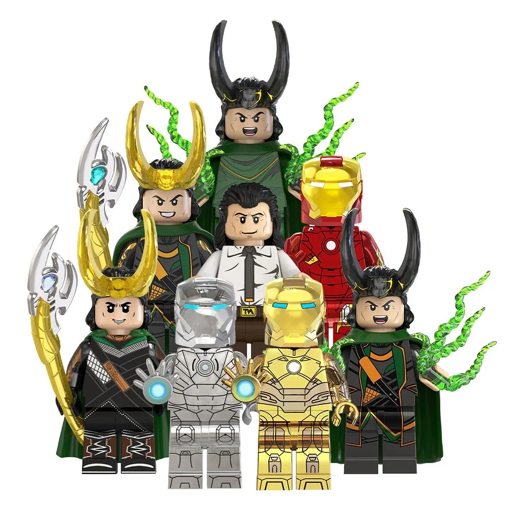 Neue heiße Marvel-Produkte: Doctor Doom, Deadpool, Captain America MINI-Bausteine – Kindergeschenk für Partys, Bausteine