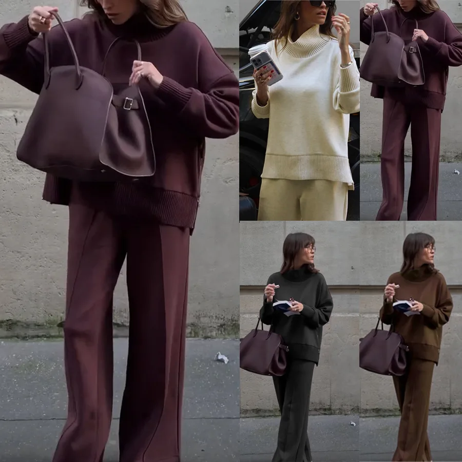 

Новый комплект худи с длинными рукавами для женщин: модный повседневный наряд в стиле кросс-бордер, весна 2026, удобная униформа для студентов и работы