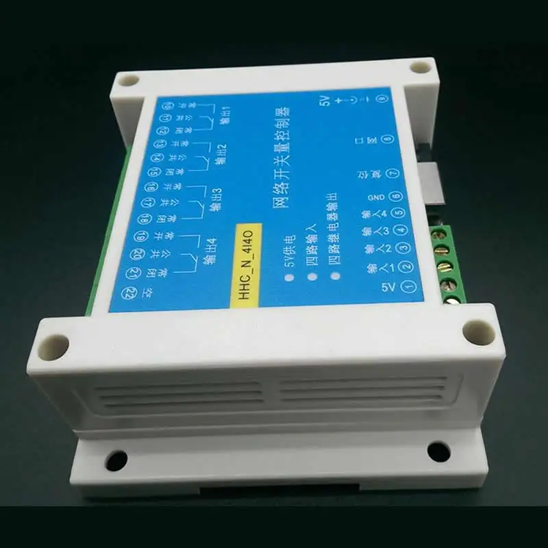 4 Channel Network Switch Value Transparent Ethernet Ip Relay Intelligent Home Access Control Remote Controller Can Delay