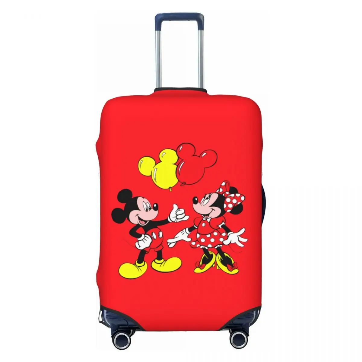 

Custom Cartoon Mickey And Minnie Mouse Luggage Cover Protector Funny Travel Suitcase Covers for 18-32 Inch