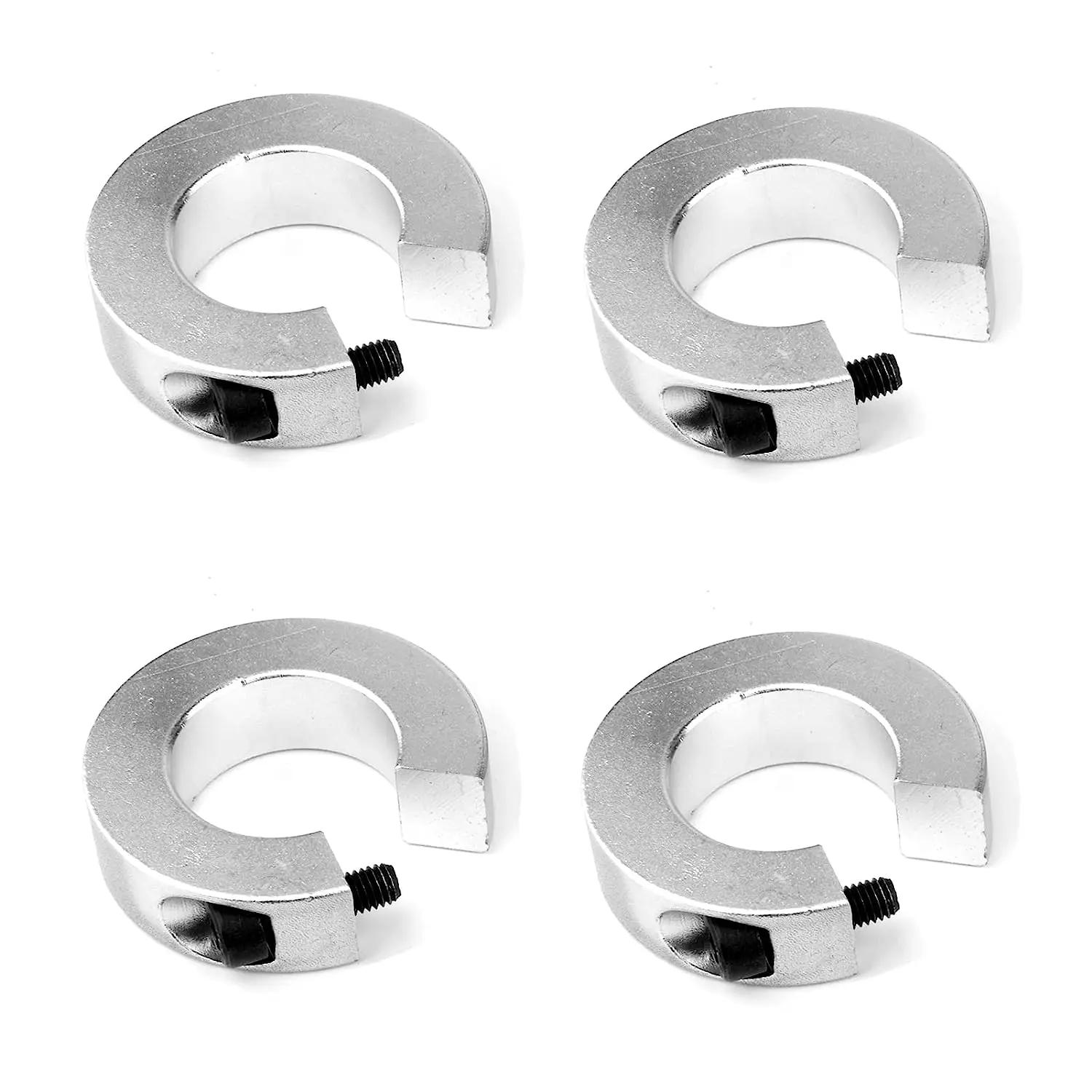 

4pcs SBR12 SBR16 Linear Rail Stop Collars Aluminum Alloy Shaft Limit Fixing Rings CNC Parts Tool Linear Rail Shaft Stop Collars