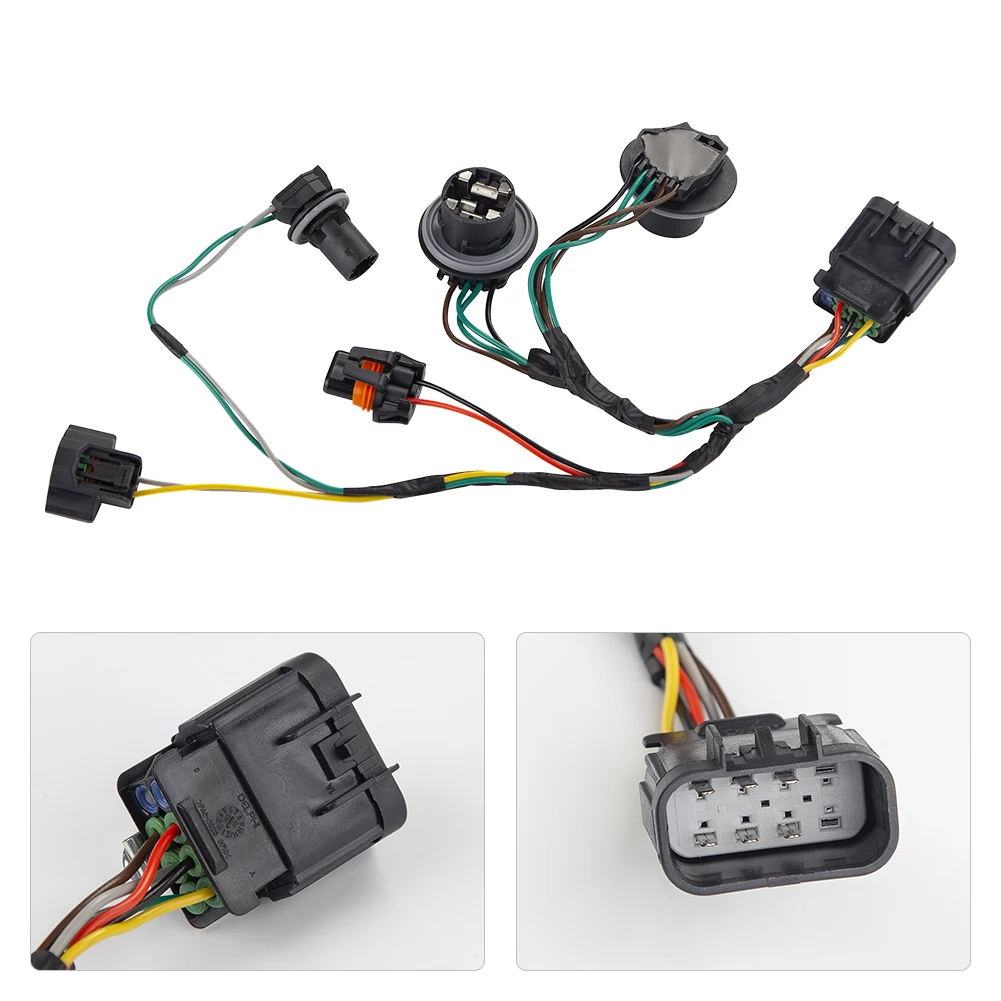 Headlamp Wiring Harness Assembly OE#15841610 Headlight Connector Replacement For Chevrolet Silverado GMC Sierra 1500 2500 3500 H