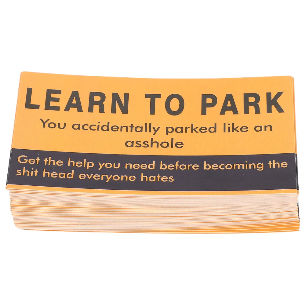 Parking Violation Card Bad Cards Notices Joke Tickets Humorous Learn How to Warning Sticker