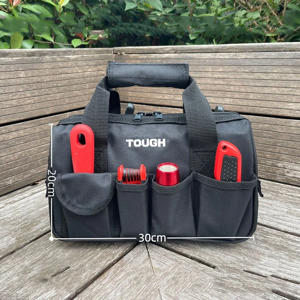 heavy-duty-12in-electrician-tool-bag-with-10-pockets-and-14-jacks-for-organizer-united-states-made