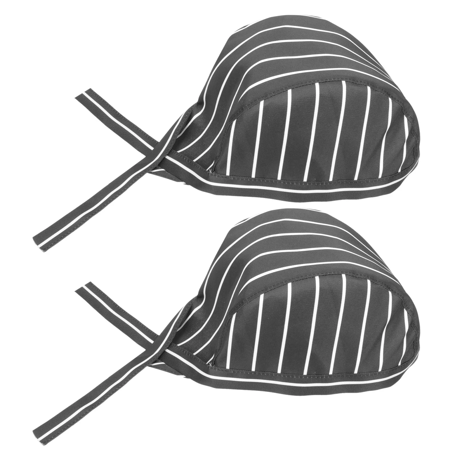 2 stuks unisex chef-kok hoed katoen keuken koken catering restaurant bakkerij stropdas hoed zwart wit restaurant chef-kok hoeden