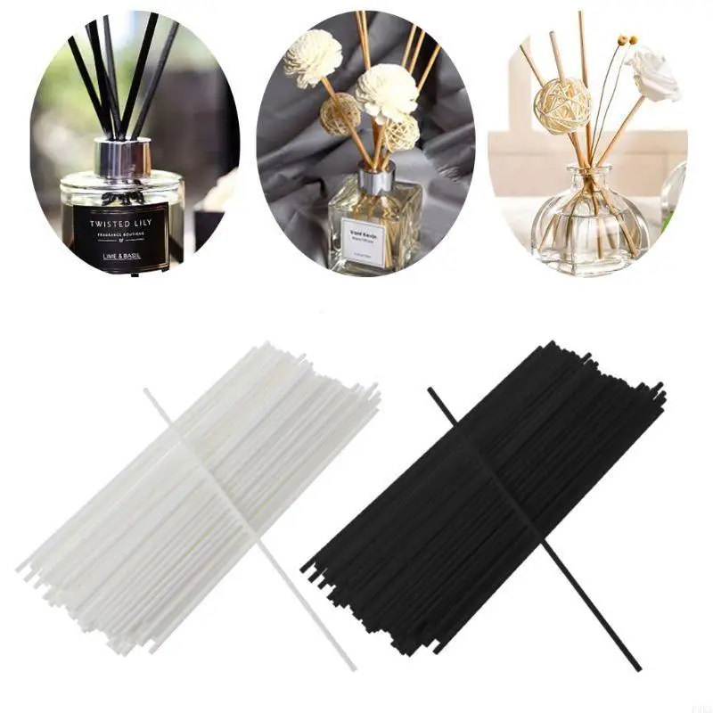 100x 3mm Aroma Diffuser Replacement Rattan Sticks Air Freshener Aroma Oil Diffuser Refill Sticks