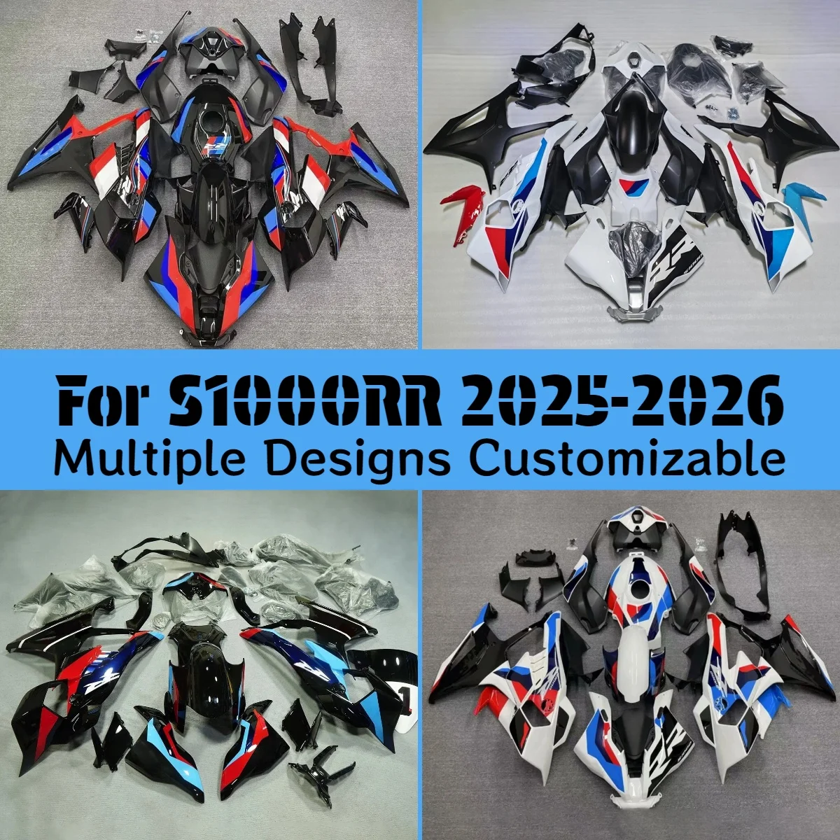 

For BMW S 1000RR 2025 2026 Injection Fairing Kit S1000RR 25 26 Accessories Motorcycle Aftermarket Fairings